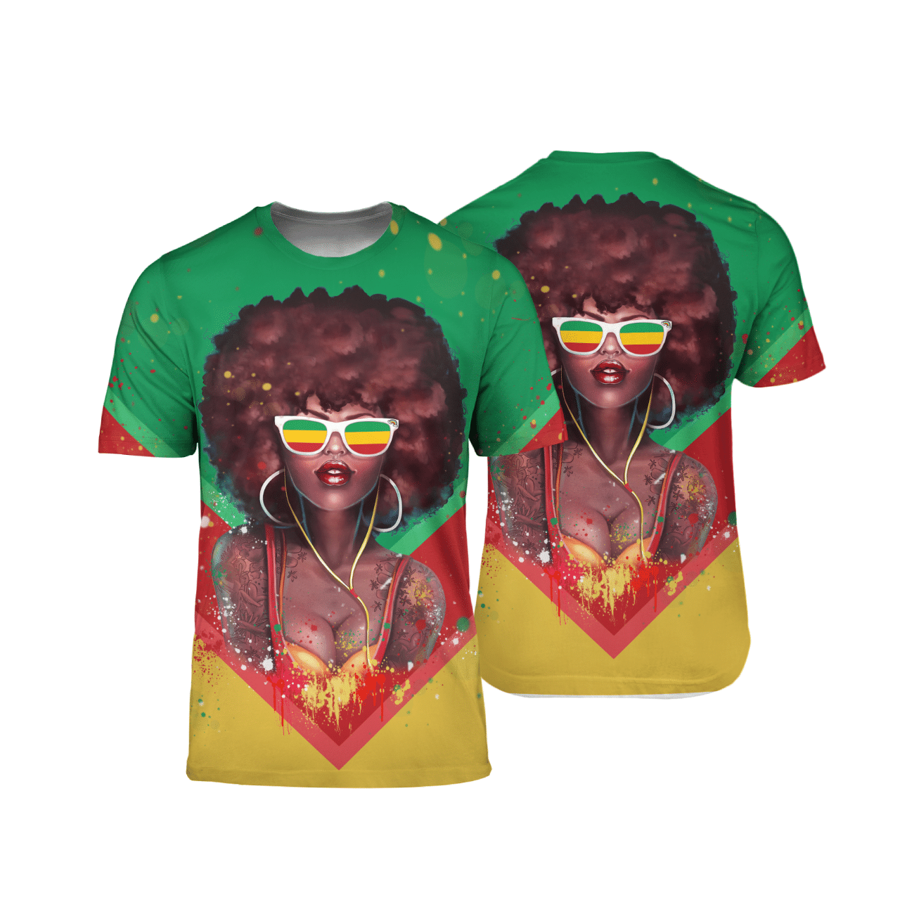 Juneteenth Black Girl All Over Print Shirt 3D Hoodie