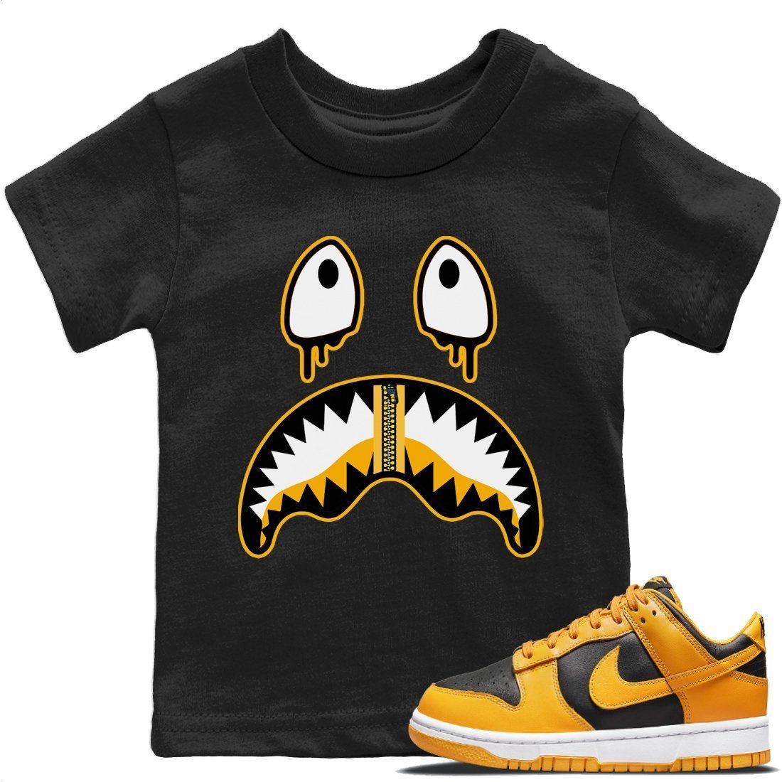 Shark Face T-Shirt – Dunk Championship Goldenrod Baby & Youth