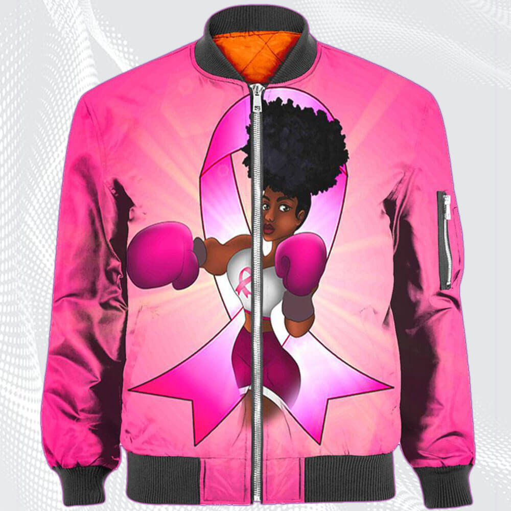 African American Dresses Pretty Afro American Woman Pink Ribbon African American Art Black Women Is A Fighter All Over Print Womens Hooded Sweatshirt African Fashion Styles