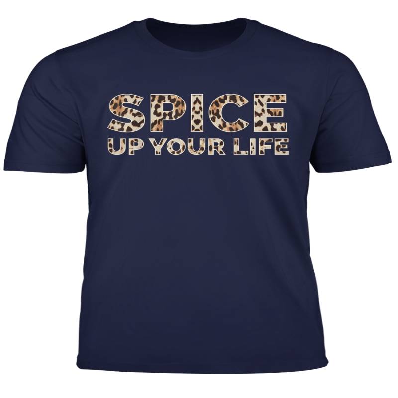 Spice Up Your Life Leopard Print For Girls T Shirt