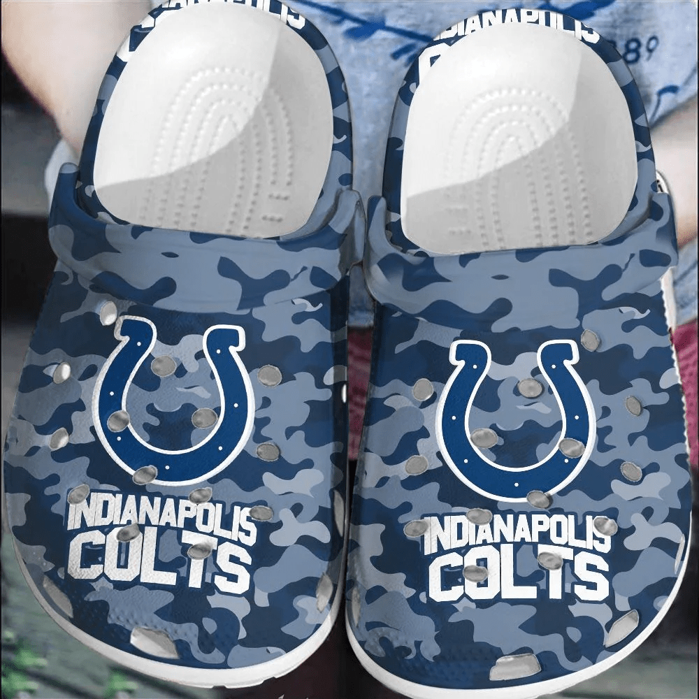 NFL Indianapolis Colts Football Clogs Shoes Crocband Crocss Comfortable For Men Women