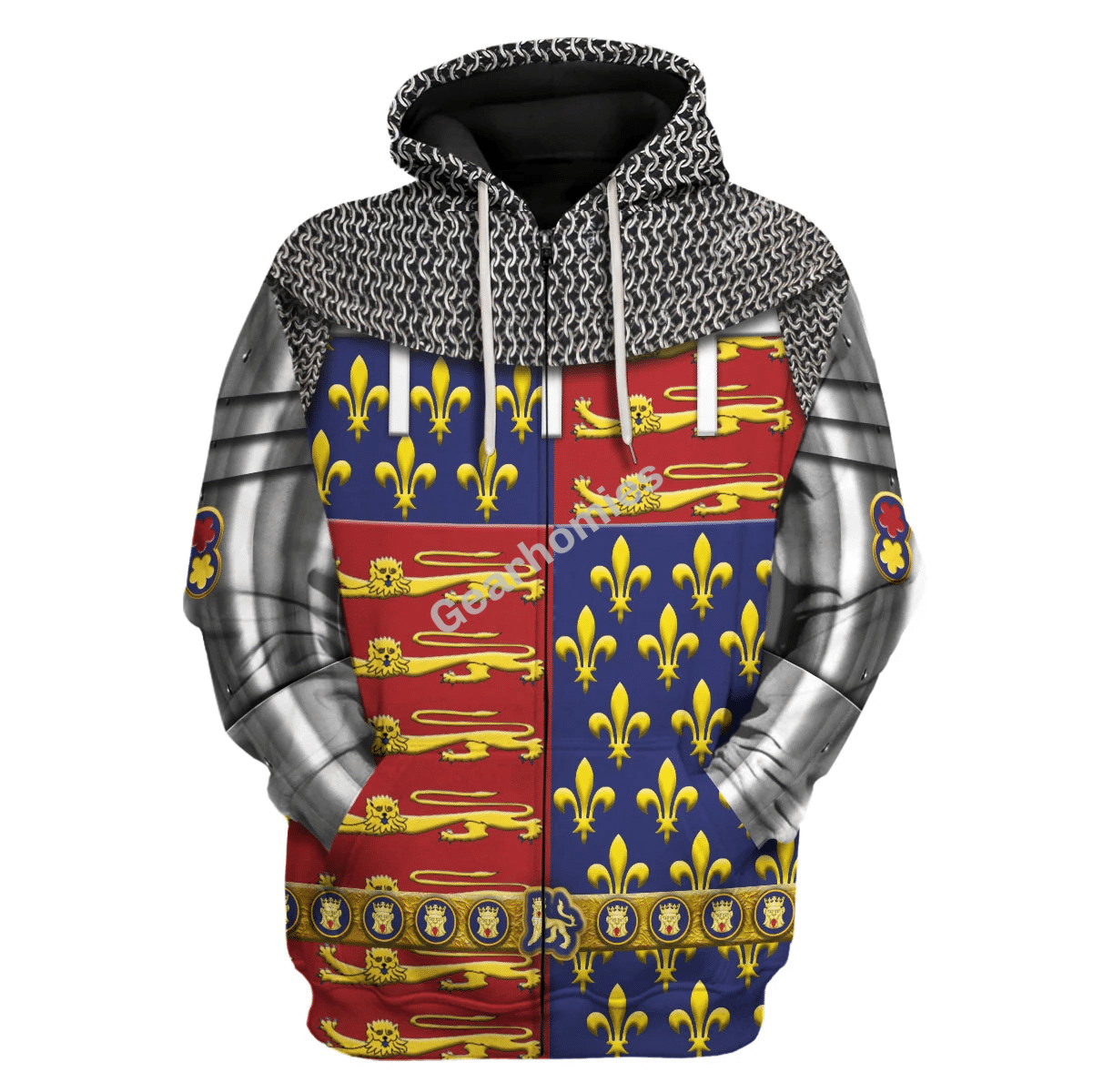 Edward The Black Prince Armor Historical Hoodies Pullover Sweatshirt ...