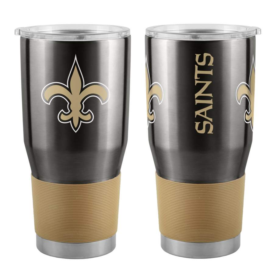 New Orleans Saints Premium Ultra Travel Stainless Steel Insulated Tumbler Cupblack