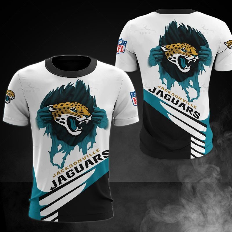 Jacksonville Jaguars T-Shirt Cool Graphic Gift For Men