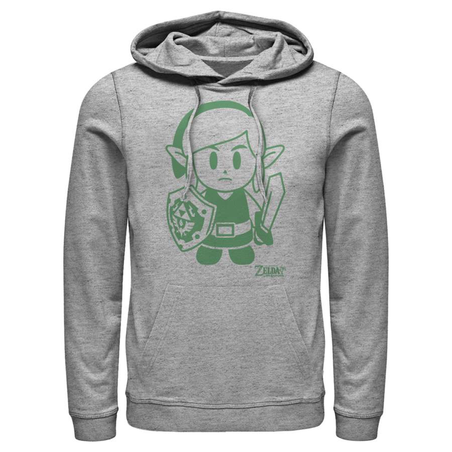 Nintendo Men’s Legend of Zelda Link’s Awakening Sleek Avatar  Lightweight Hoodie