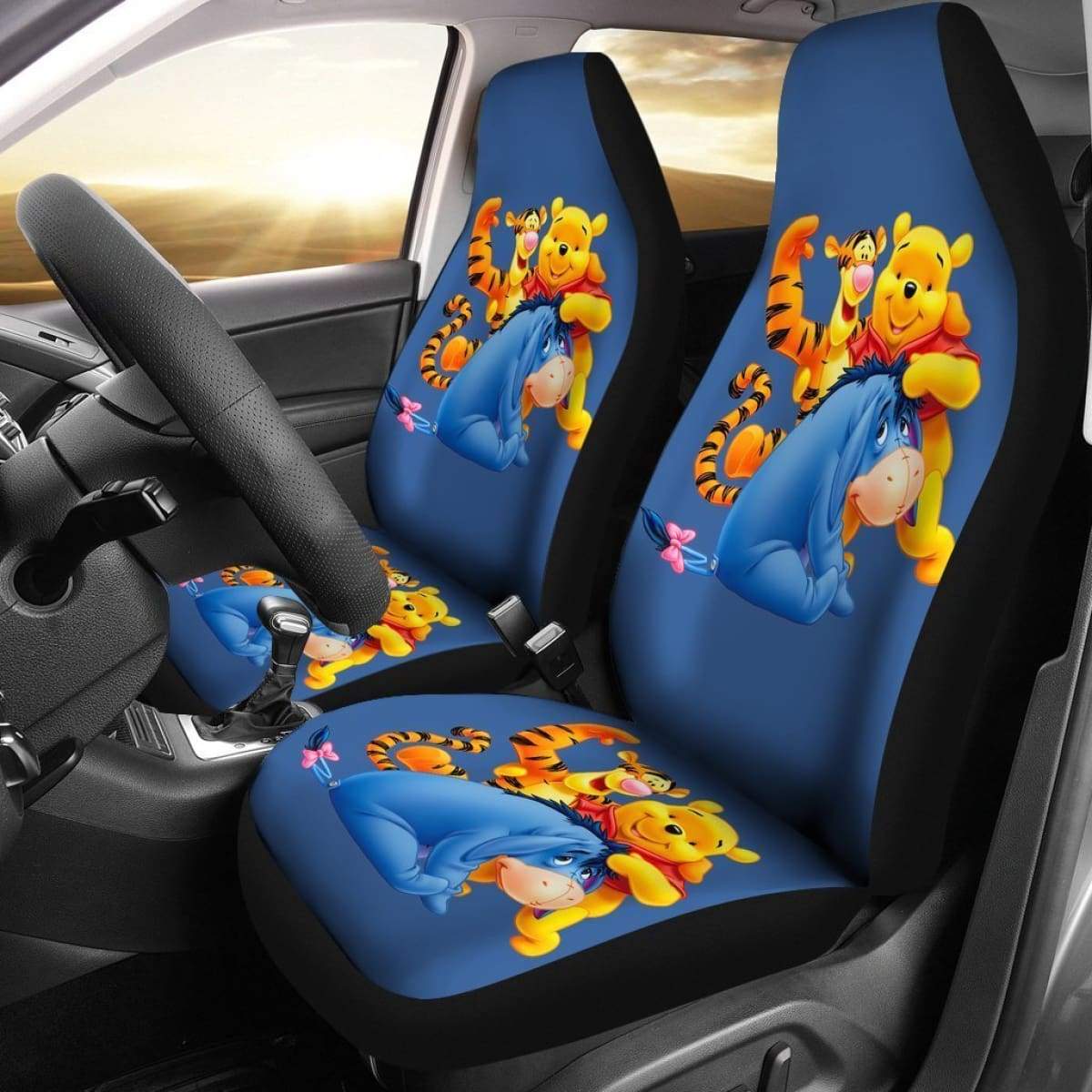 Pooh Eeyore Tiger Car Seat Covers Nh07 Universal Fit 225721