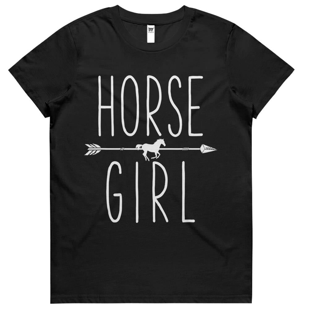 Horse Girl I Love My Horses Riding Giftss Womens Tshirts