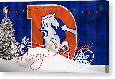 59 Denver Broncos Joe Hamilton Canvas Print