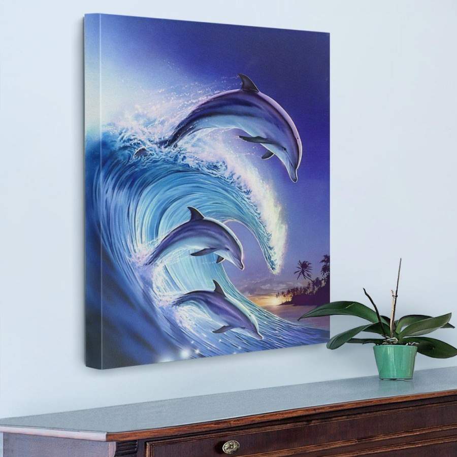 GNN1612 – Dolphin – Wave – Poster