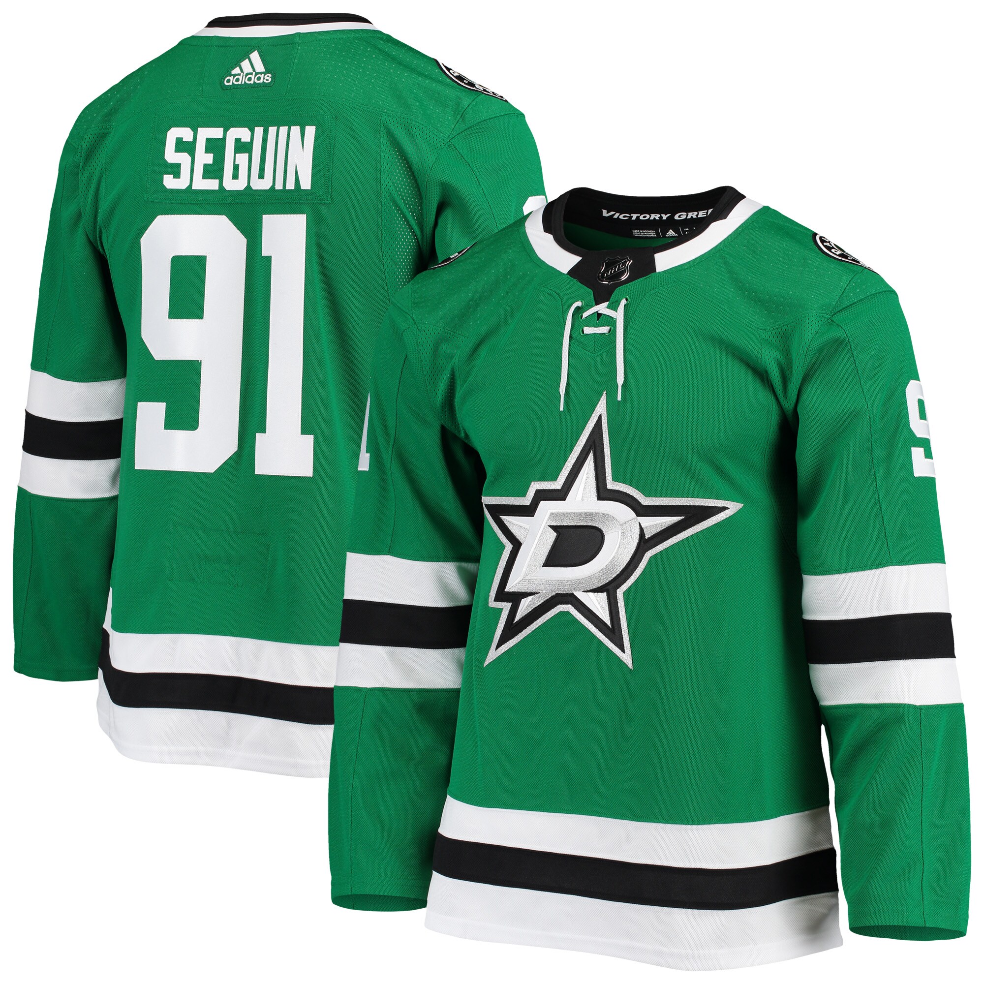 Men's Dallas Stars Tyler Seguin adidas Kelly Green Home Primegreen Authentic Pro Player Jersey