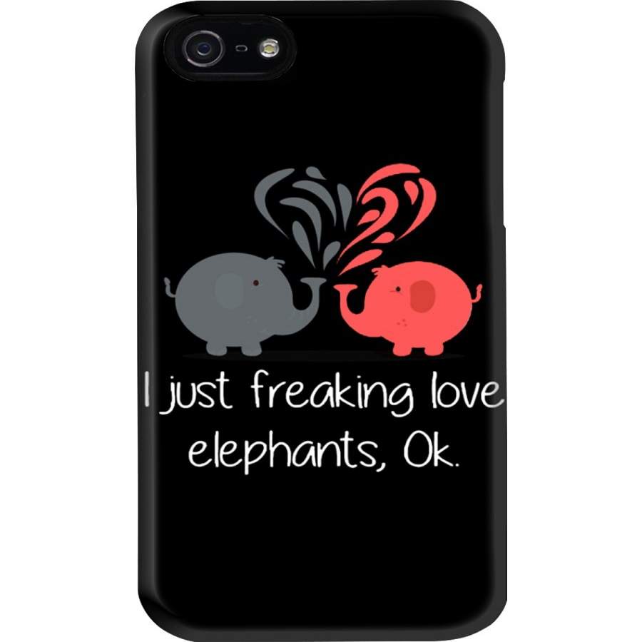 I Just Freaking Love Elephant Custom Design Phone case