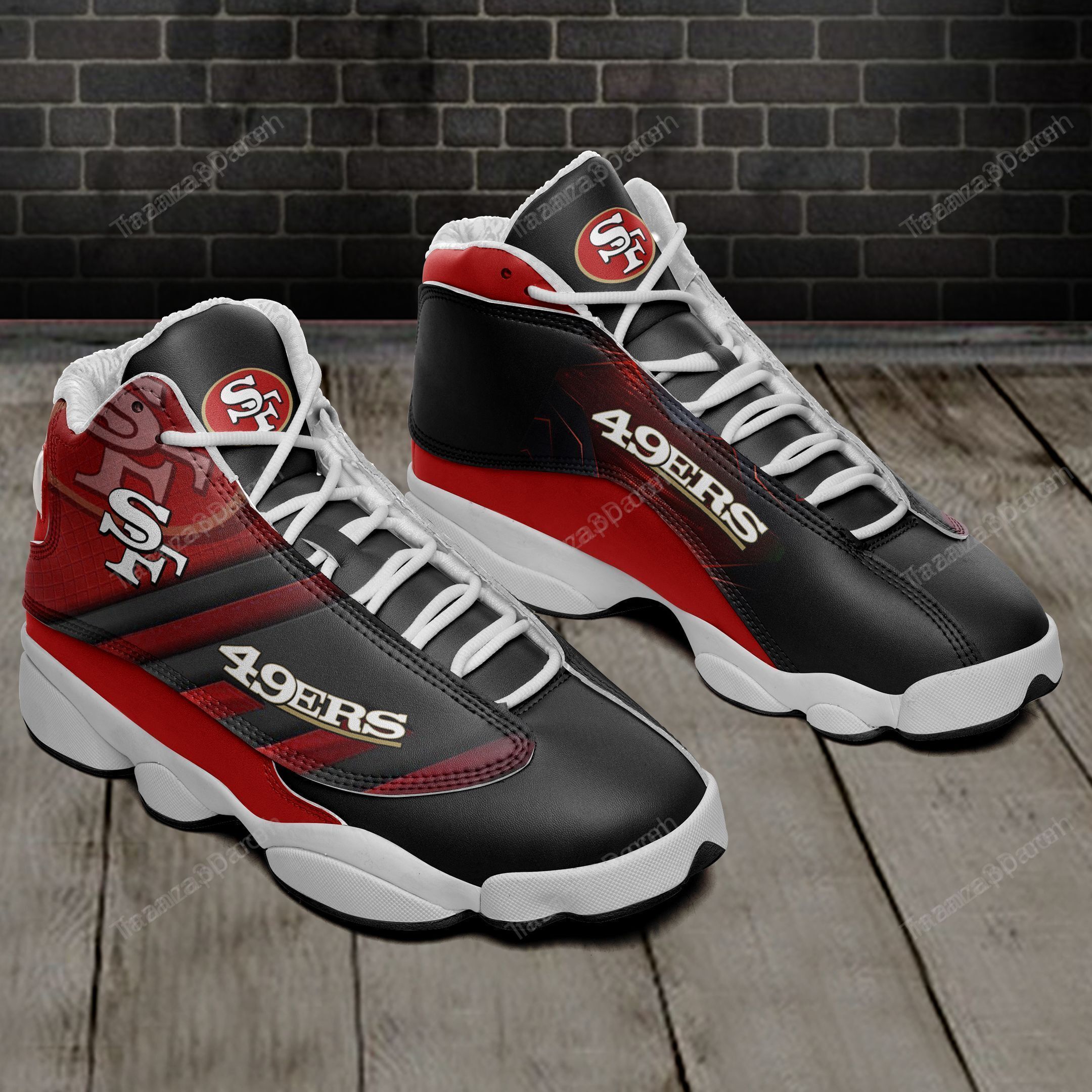 San Francisco 49Ers Air Jd13 Sneakers 705