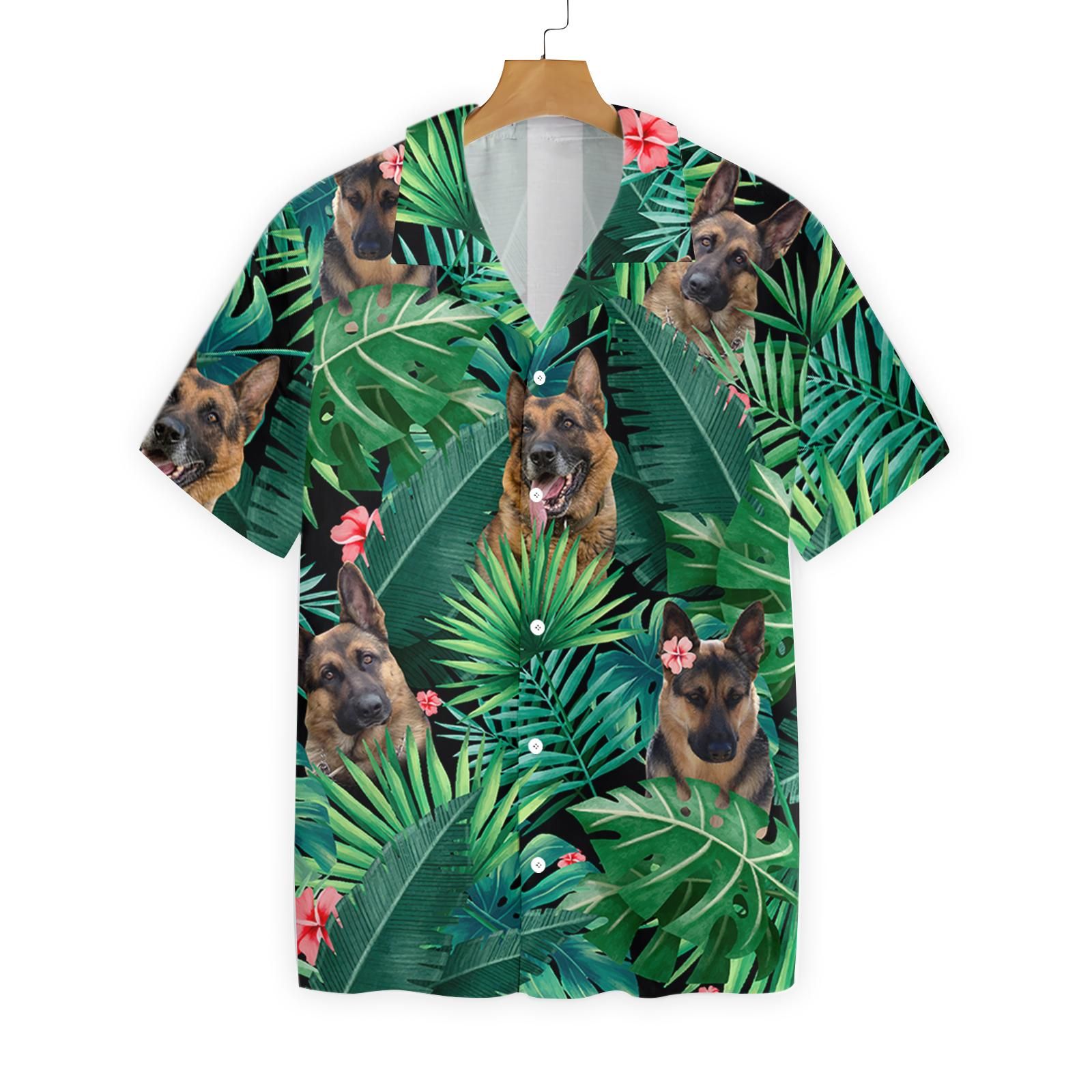 Tropical German Shepherd 0407 Hawaii Shirt Ha77793