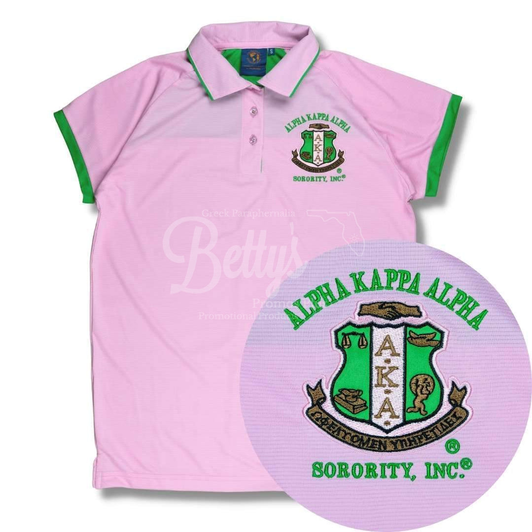 Alpha Kappa Alpha Aka Dry Fit Polo Golf Shirt