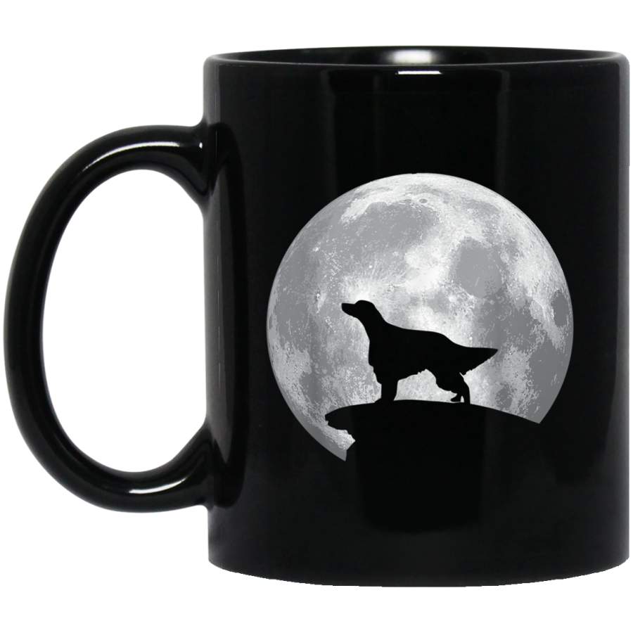 IRISH SETTER And Moon Vintage Halloween Costume Mug