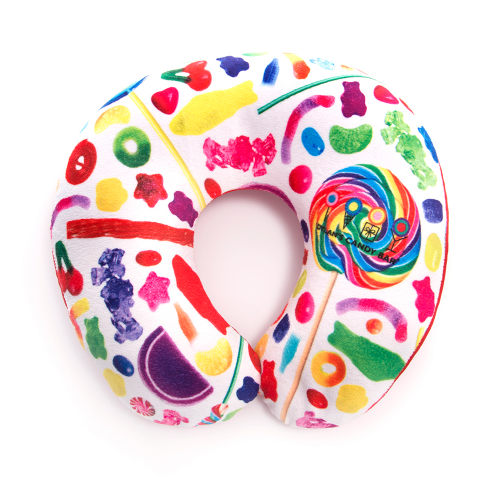 Candy Spill Neck Roll Pillow