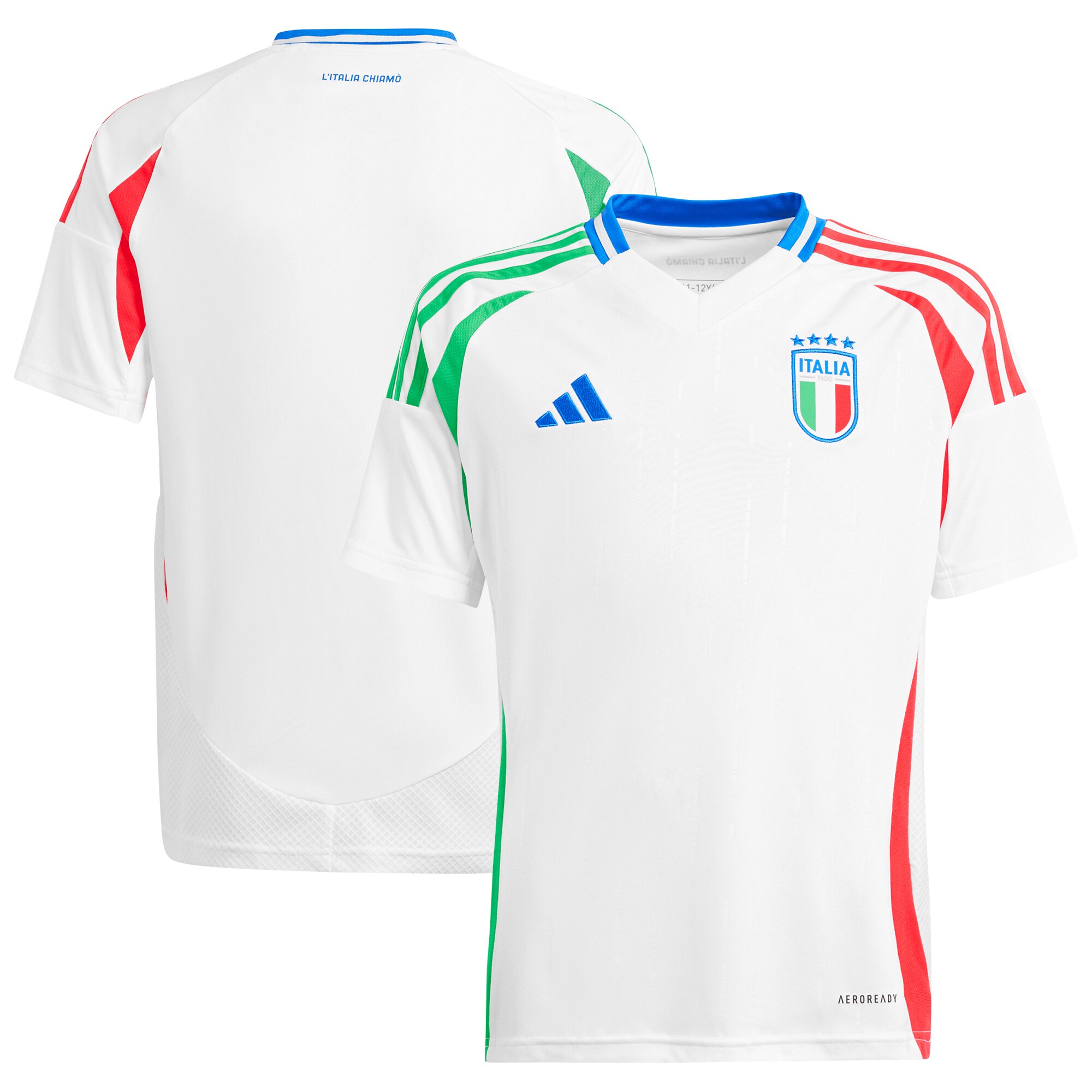 Italy National Team Youth 2024 Away Replica Jersey – White