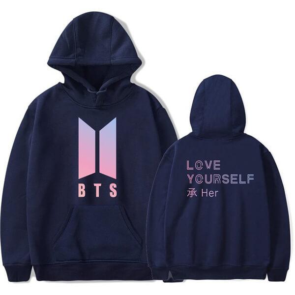 BTS Hoodie – BTS Love Yourself Gradient multi-color Hoodie