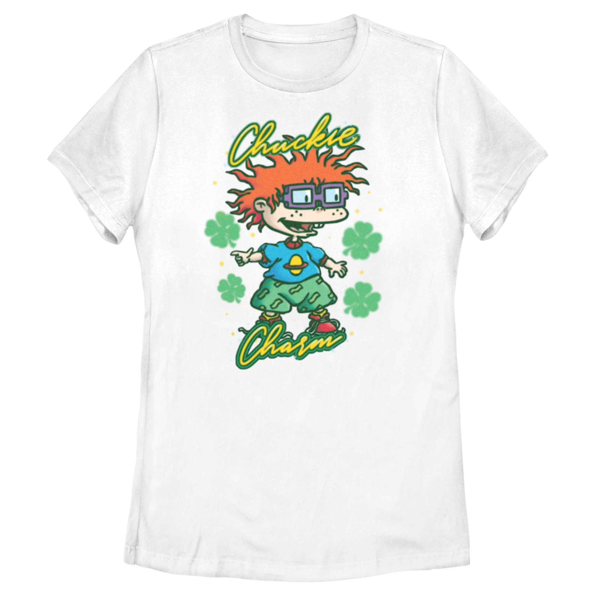 Women’S Rugrats St. Patrick’S Day Chuckie Charm T-Shirt