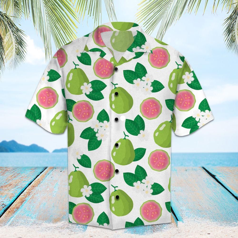 Amazing Guava Exotic Fruits Aloha Hawaiian Shirt Colorful Short Sleeve Summer Beach Casual Shirt For Men And Women