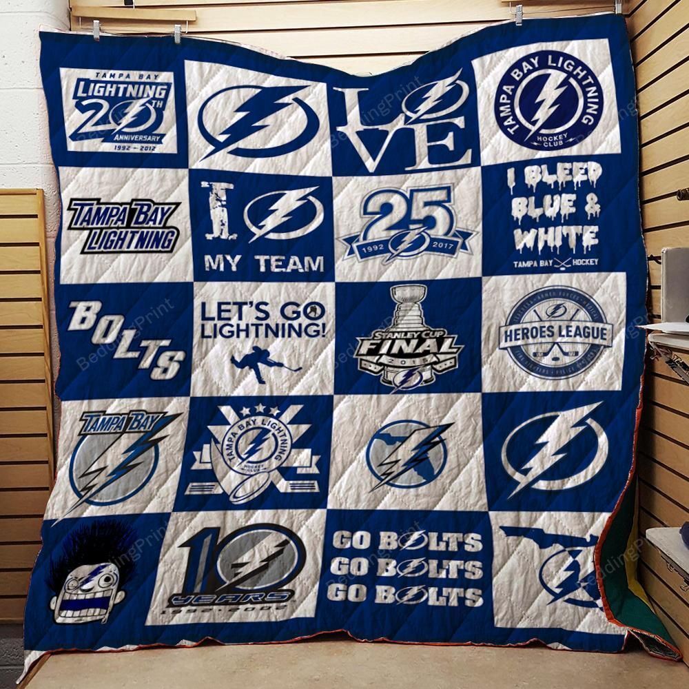 Tampa Bay Lightning Quilt Blanket