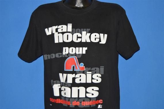 90S Quebec Nordiques Hockey Shirt