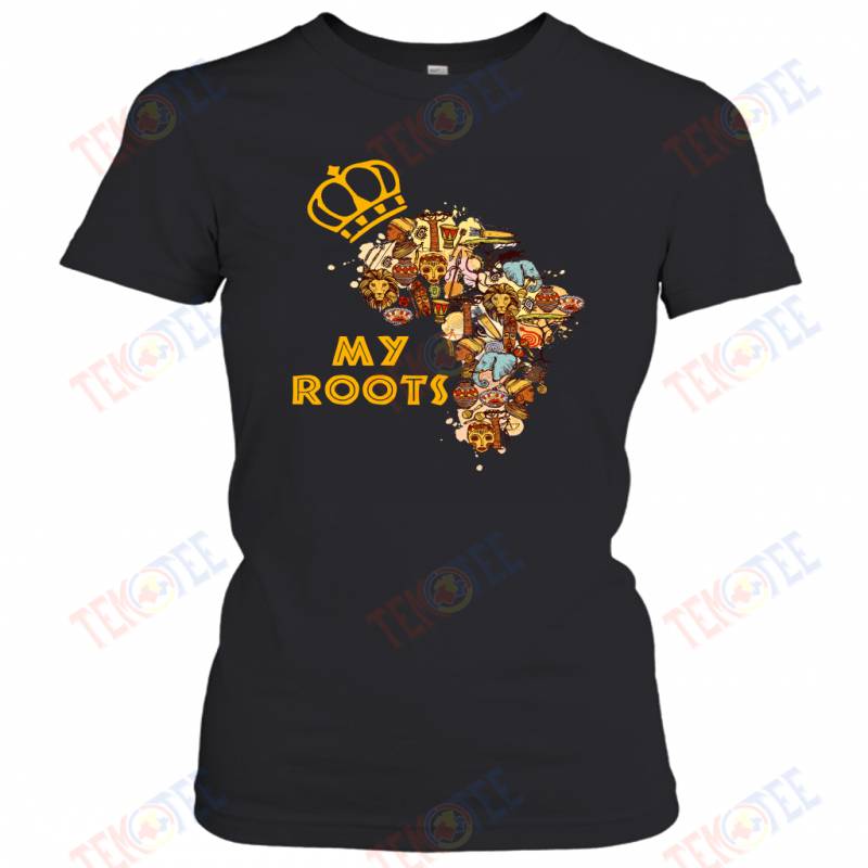 Temotee My Roots African American Pro Black Afro Girls Design TMT487