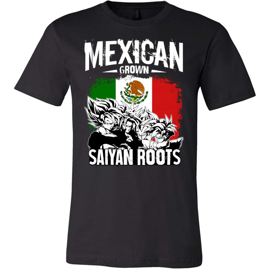 Super Saiyan Mexican Grown Saiyan Roots Men Short Sleeve T Shirt – TL00156SS