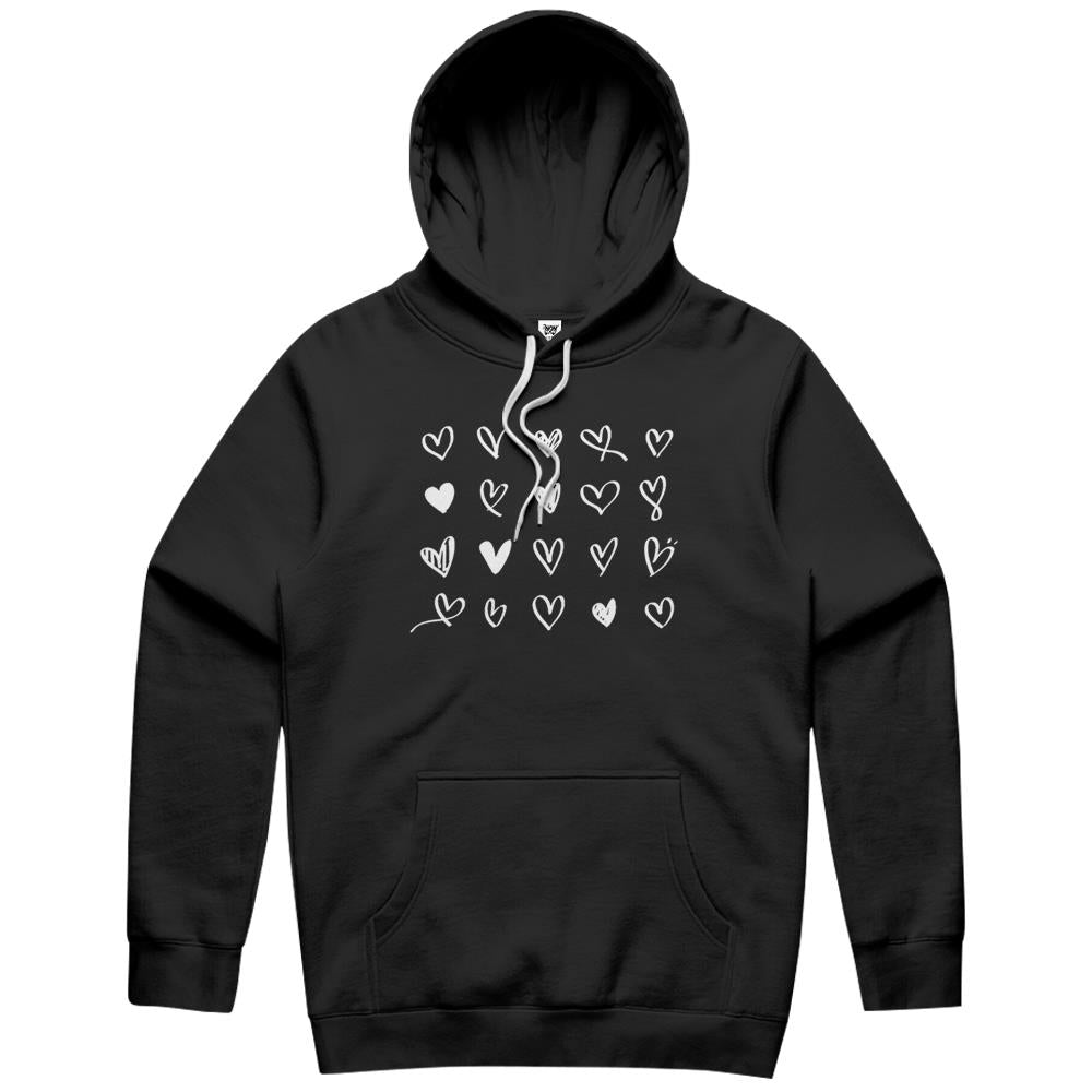 Cute Heart Valentines Day 2022 For Women Girl Top Red Hoodie