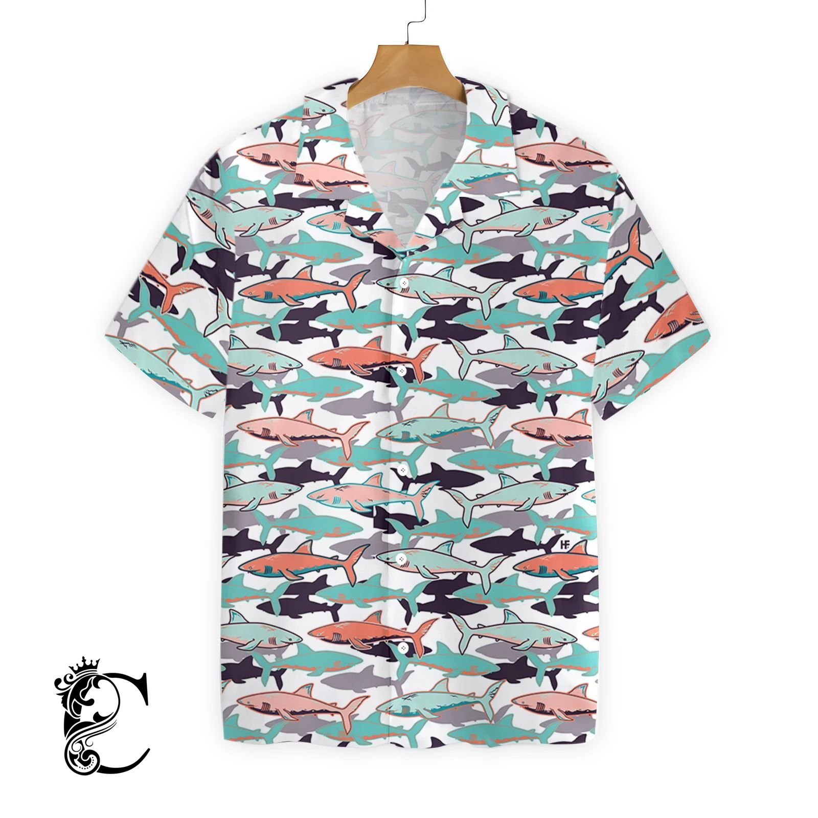 Shark Pattern 08 Ez01 2810 Hawaiian Shirt