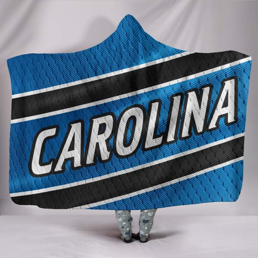 Carolina Panthers Unofficial Football Jersey Hoodie Blanket