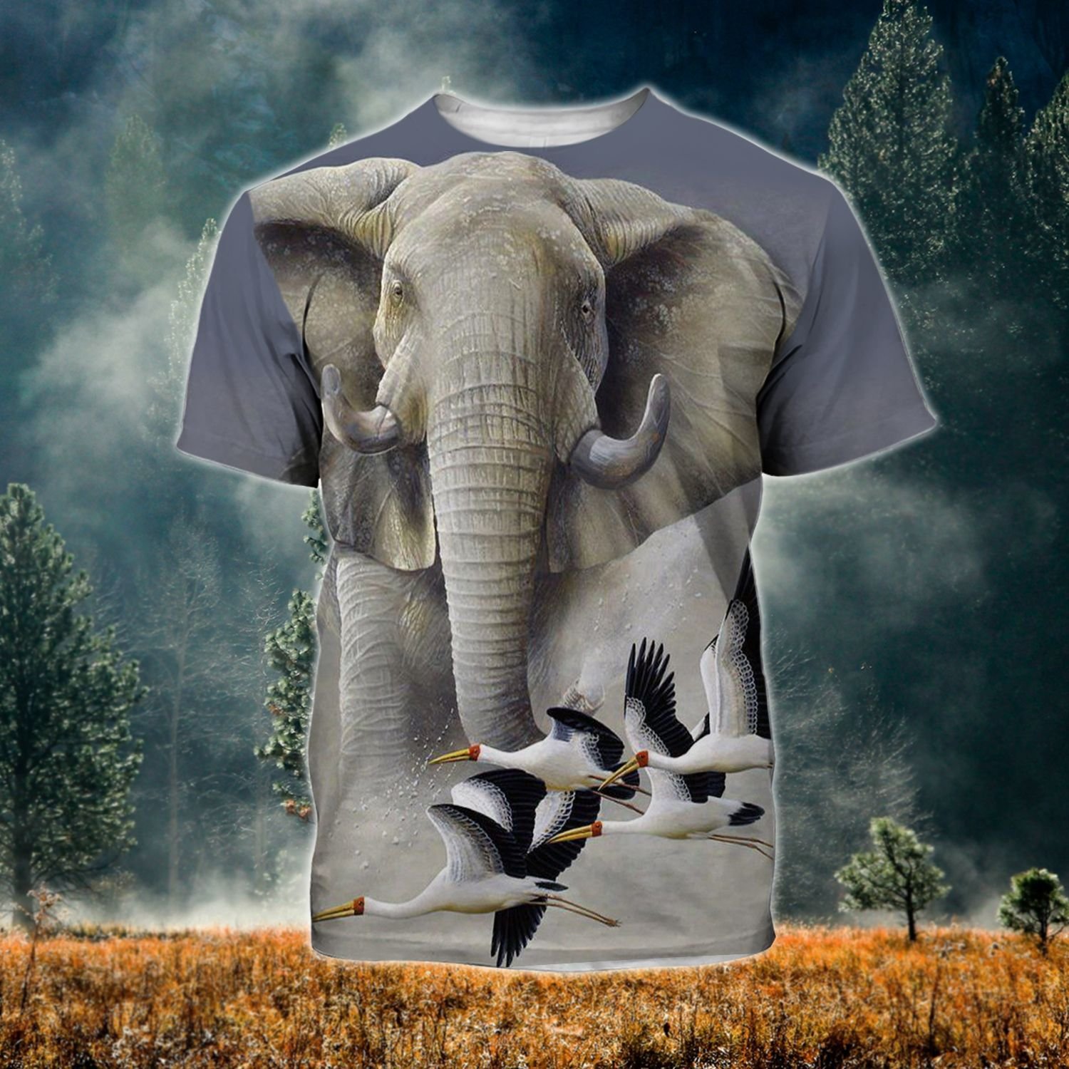 Elephant Ver08 Tthj190721Nby Unisex 3D T-Shirt All Over Print