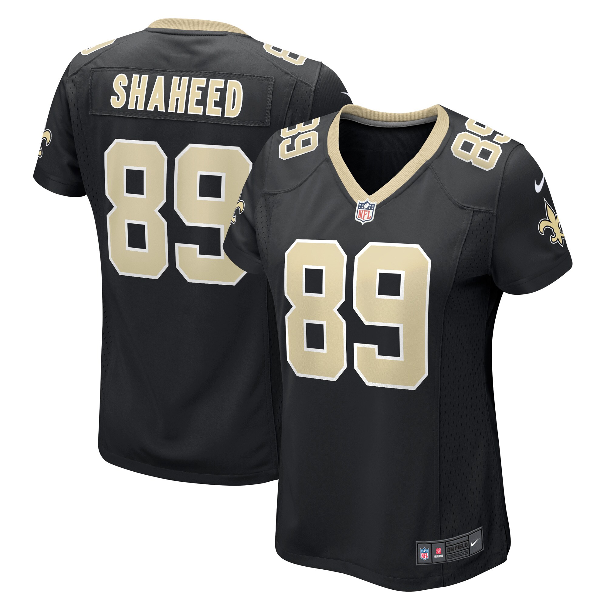 Rashid Shaheed New Orleans Saints Women's Game Player Jersey – Black