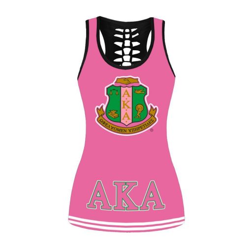 Alpha Kappa Alpha 1908 Sorority Tank-Top And Legging 3D All Over Print