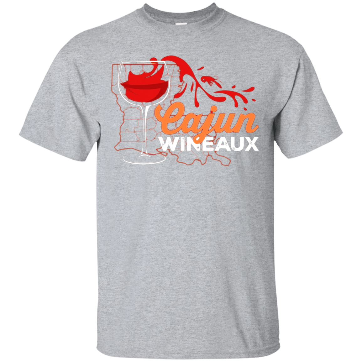 Shop Cajun Wineaux Louisiana Crawfish Wine T-Shirt