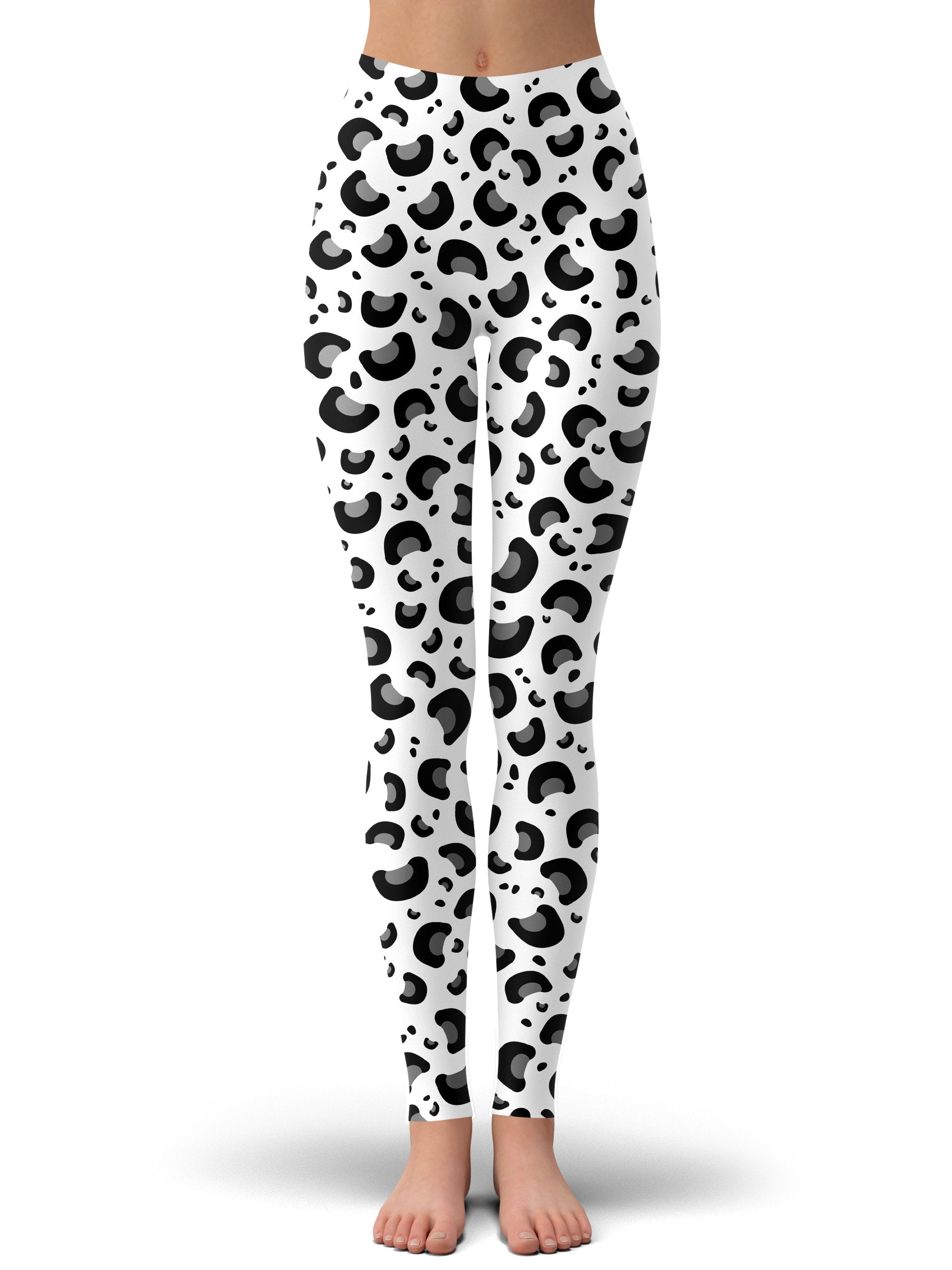 Snow Leopard Print Leggings