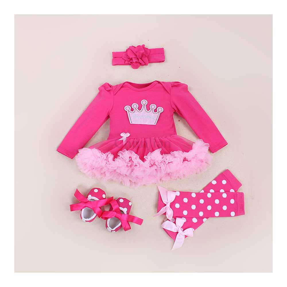 Spring Autumn Cotton Baby Girls Cupcake Romper Clothing Set Infant Dress for Newborns Girls Romper Skirts Baby Sets Baby Outfit alx