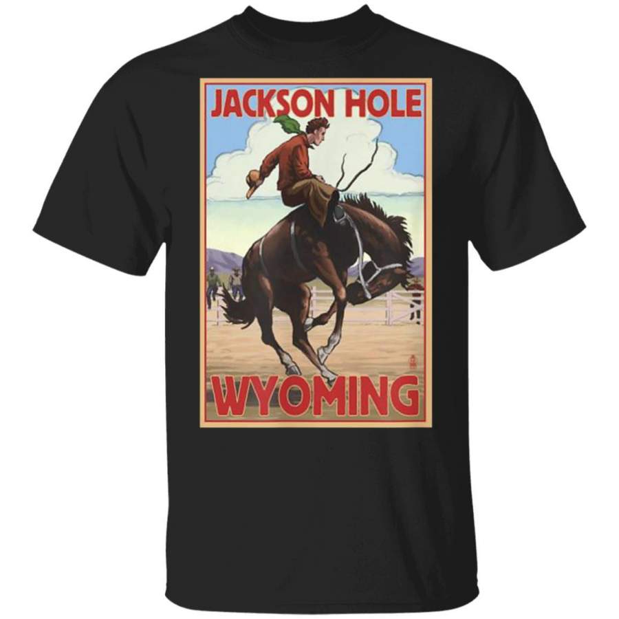 Jackson Hole, Wyoming Vintage Rodeo T-Shirt