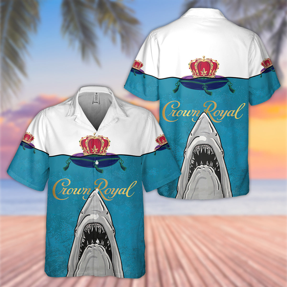 Crown Royal Shark Hawaii Shirt Ha2662