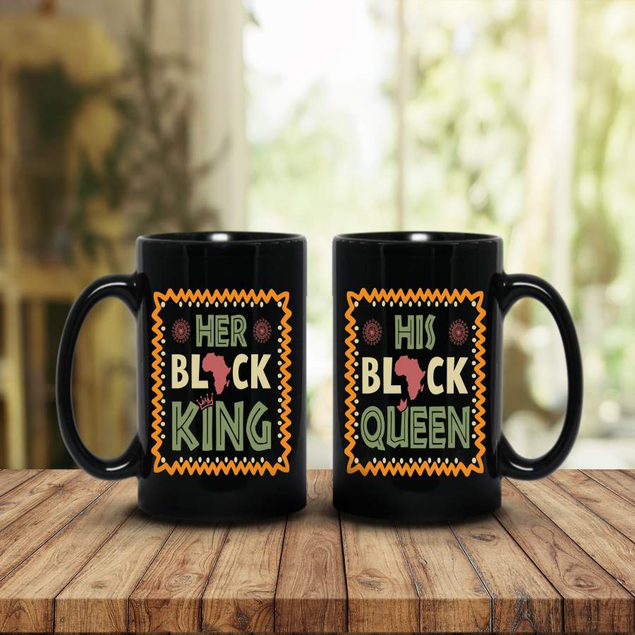 Black King & Queen Mug 2