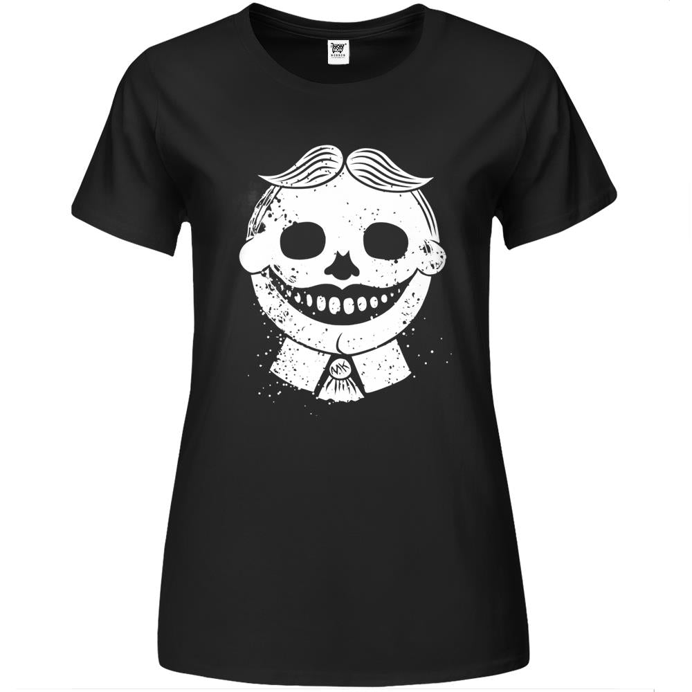 Tillie Skull Face – Asbury Park, New Jersey Punk Rock N Roll Premium Womens T-Shirt