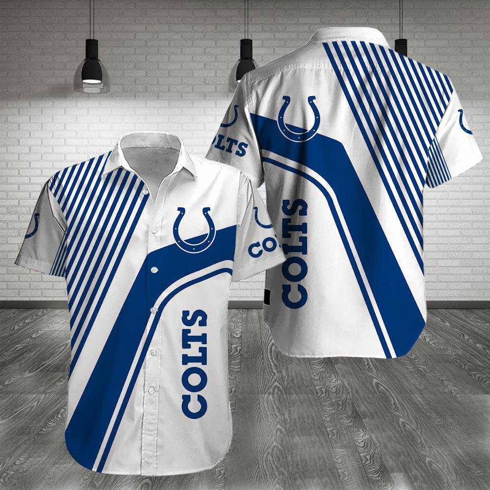 Indianapolis Colts Hawaiian Shirt For Big Fans