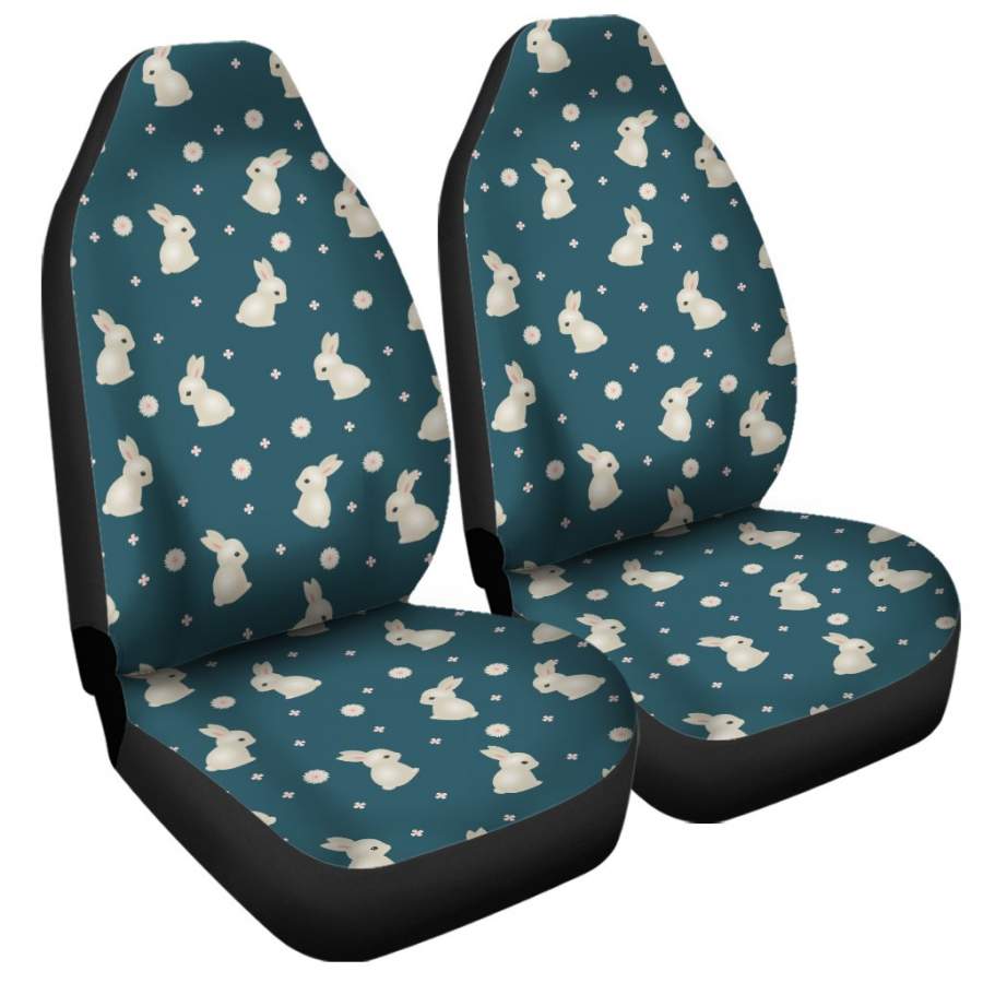 Baby Rabbit Pattern Print Universal Fit Car Seat Covers