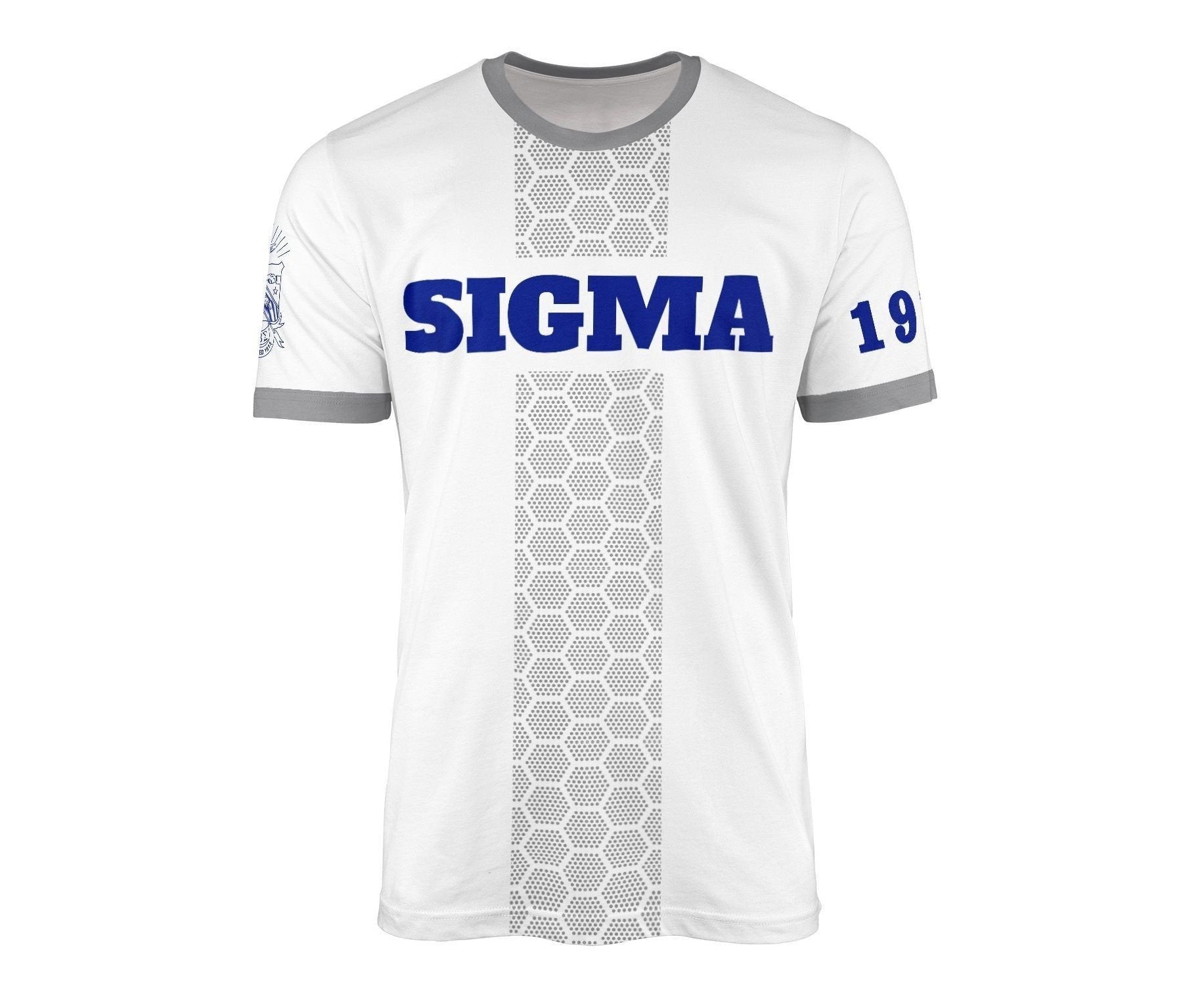 Fraternity Tshirt – Phi Beta Sigma Honeycomb White Tshirt