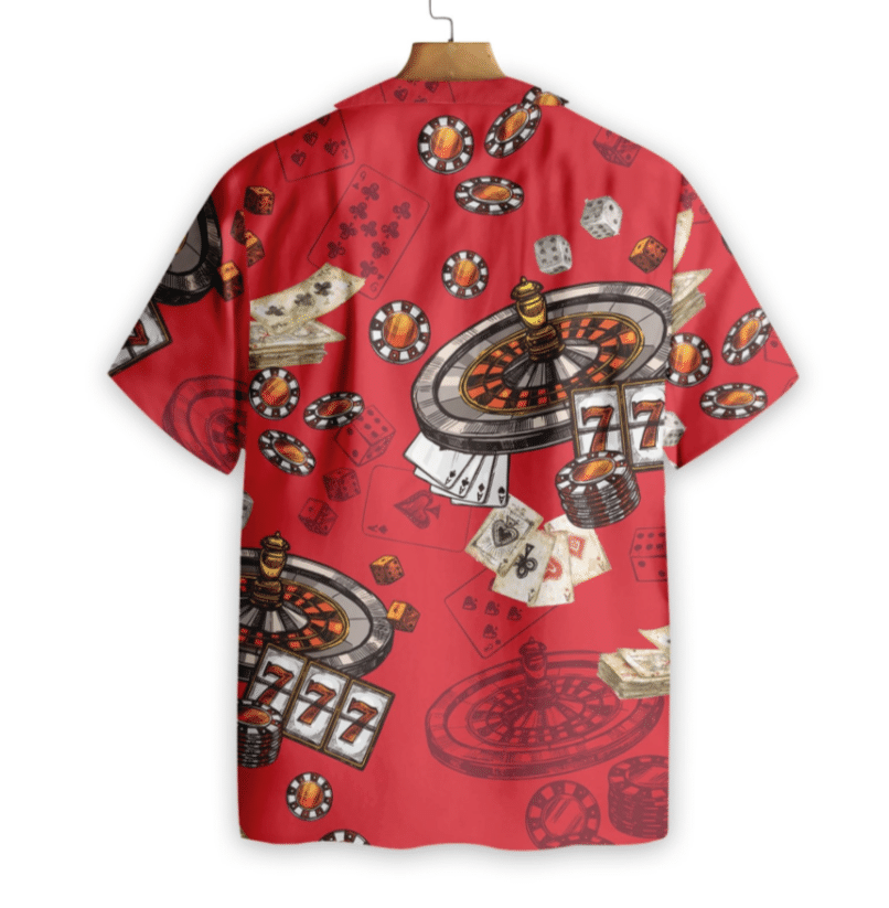 Funny Red Poker Playing Hawaiian Shirt Gift For Men Women Ha12196