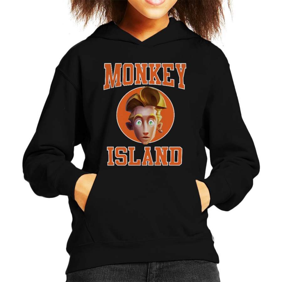 Monkey Island Guybrush Basketball Kid’s Hooded Sweatshirt