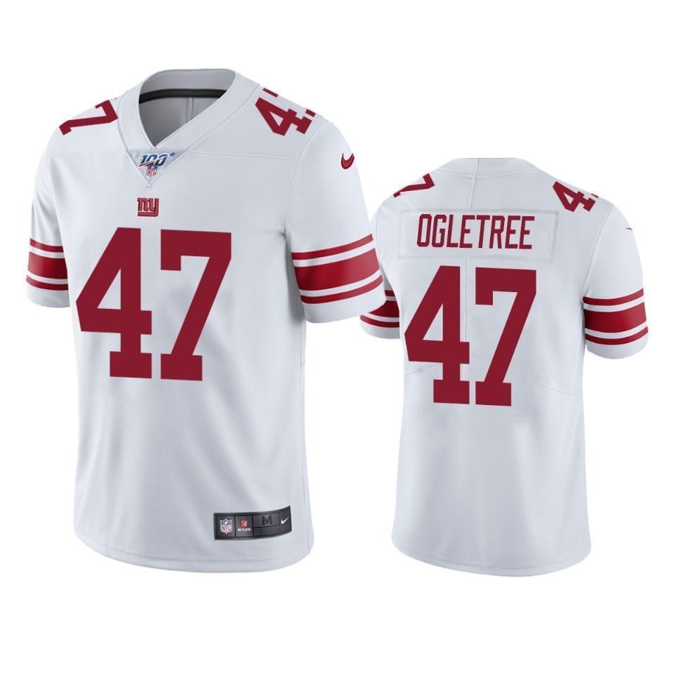 New York Giants Alec Ogletree Limited Jersey White 100Th Season