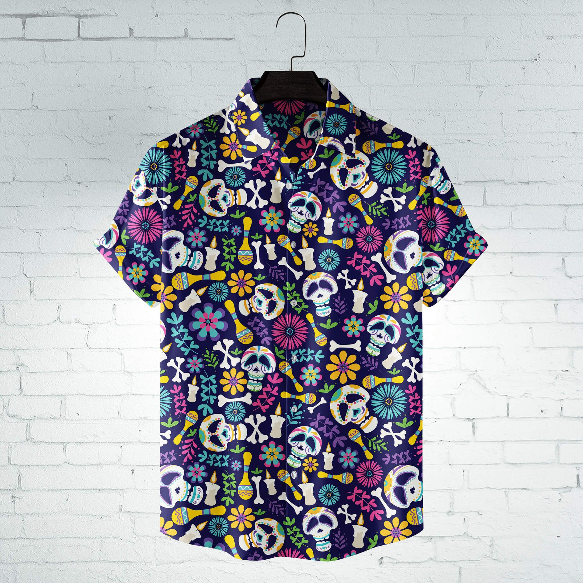 Sugar Skull Hawaii Shirt Ha31179