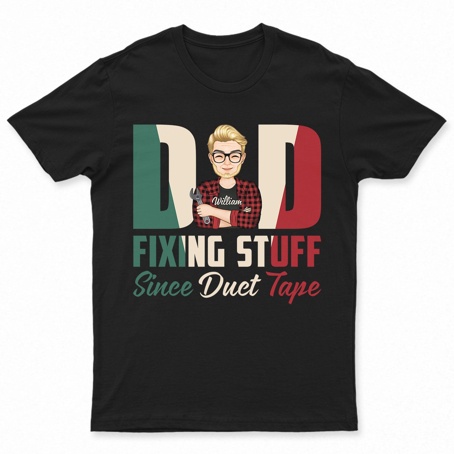 Since Duct Tape – Gift For Father – Personalized Custom T Shirt