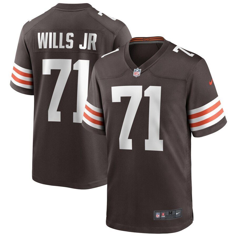 Cleveland Browns Jedrick Wills Jr. Brown 2020 NFL Draft First Round Pick Game Jersey